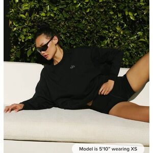 Alo Accolade Black Sweatshirt